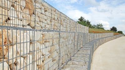 gabion rempli