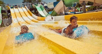 Toboggan aquatique