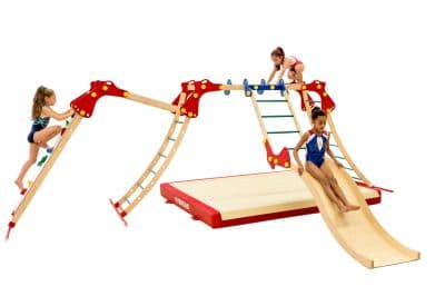 Toboggan en bois