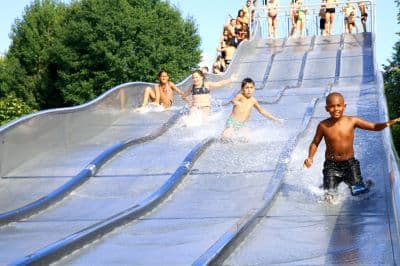 Toboggan en inox