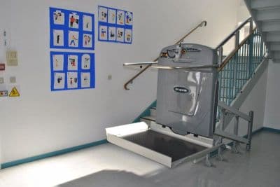 plateforme monte-escalier courbe