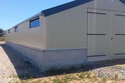 bâtiment avicole fixe