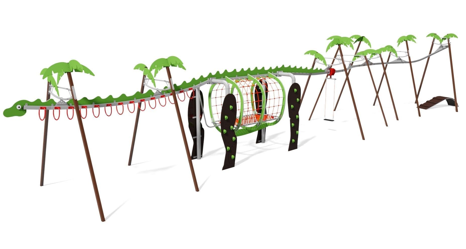 Structure pour aire de jeux