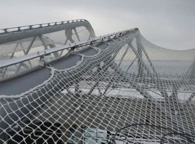 Filet anti-chute de chantier